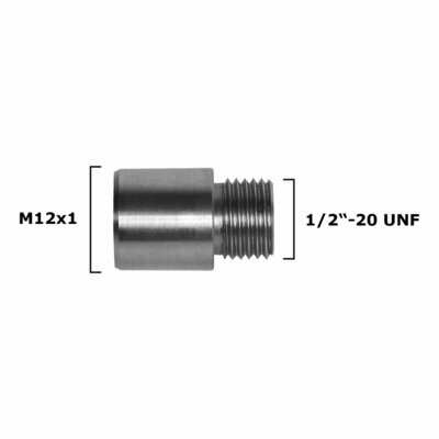 Adapter für Jagd Mündungsbremse von M12x1 auf 1/2"-20 UNF (Mod. S16)