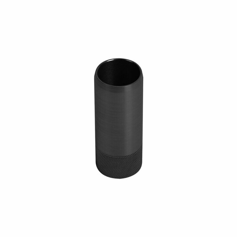 Gewindeschutzkappe lang (M18x1) / Ø 20 mm gerändelt für Edelstahl Mündungsbremse mit Mündungsgewinde