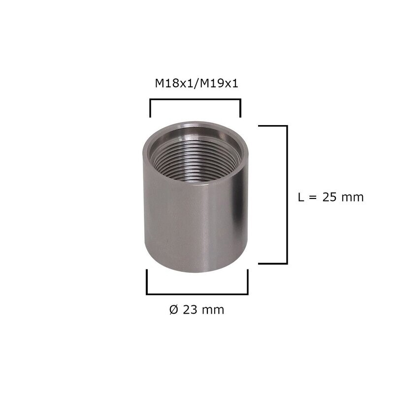 Protección de la boca para freno de boca Match (M18x1, M19x1) / Ø23 mm para rosca