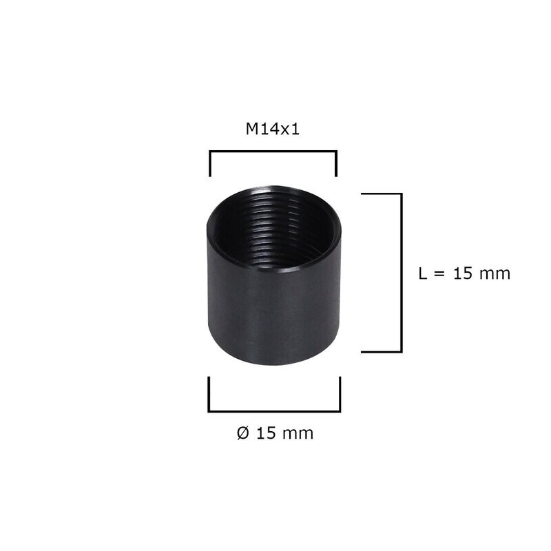 Protección de la boca para freno de boca (M14x1) / Ø15 mm