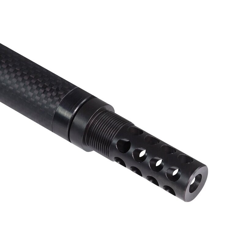 Edelstahl Varmint Mündungsbremse mit Gewinde für Schalldämpfer (Varmintläufe)
