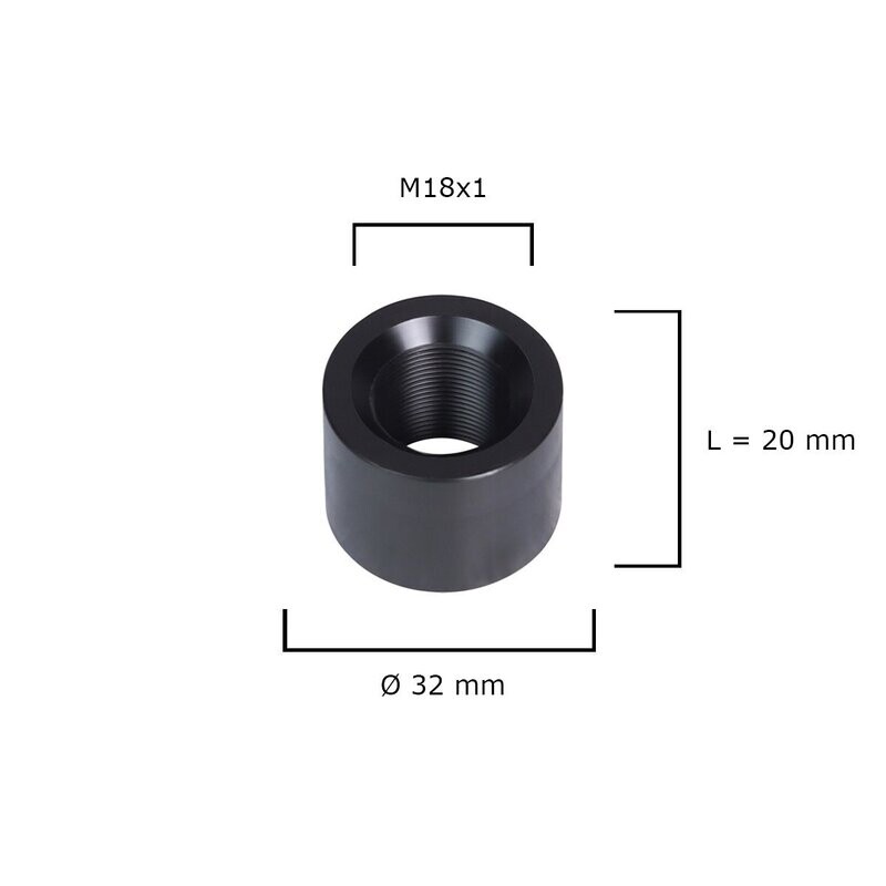 Polymer Schutzkappe (M18x1) | (Ø 32 mm) für Mündungsgewinde - Matchläufe