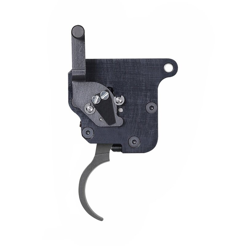 Two-stage Match trigger with bent trigger for org. Remington 700 incl. trigger-safety