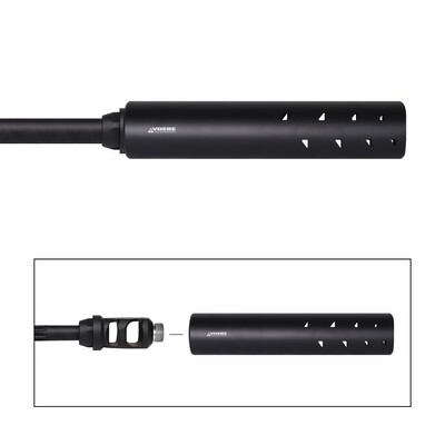 SPORT End-Barrel Schalldämpfer .50 BMG mit Aufnahme für Taktische Match Mündungsbremse - Ideal für Kaliber ab .416