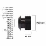 Thread-adapter for VOERE Suppressor / VOERE PET-bottle adapter for barrel diameter max. Ø 19 mm