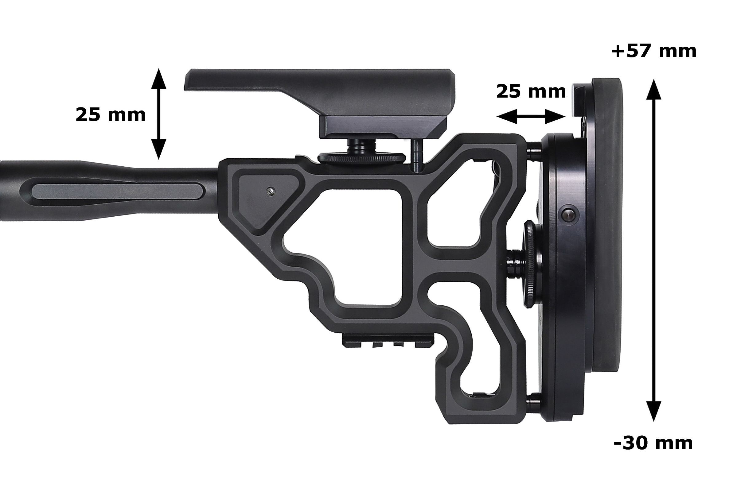Taktischer Hinterschaft passend für AR15; Mod. ALPHA 3; VICTOR 3