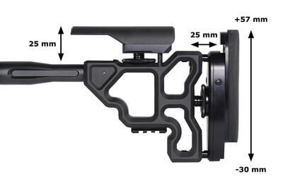 Culata táctica adecuada para AR15; Mod. ALPHA 3; VICTOR 3