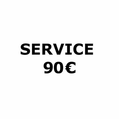Serviceleistung für Ersatzteile 90€
