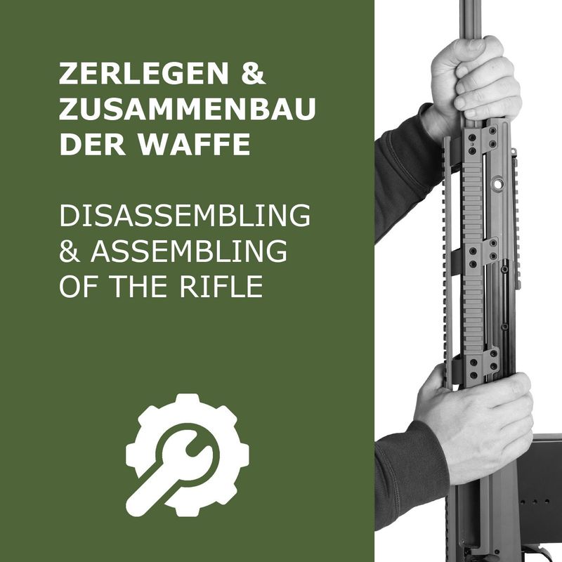 Training course for disassembling & assembling of the rifle