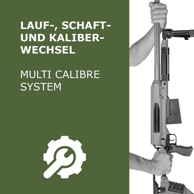 Schulung für Lauf-, Kaliber- und Schaftwechsel