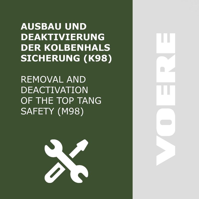 Ausbau und Deaktivierung der Kolbenhalssicherung (K98)