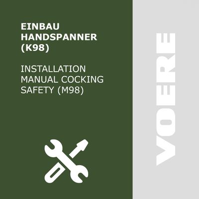 Installation manual cocking safety with bolt lock (M98)