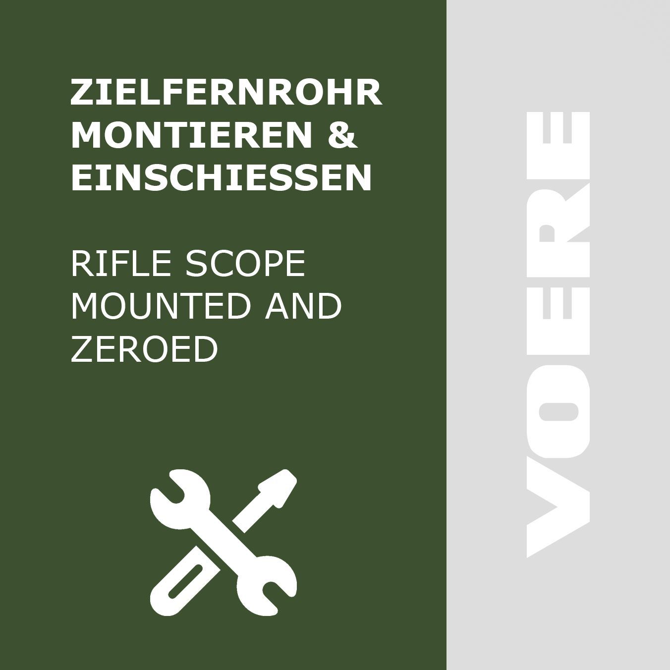 Zielfernrohr montieren und einschießen