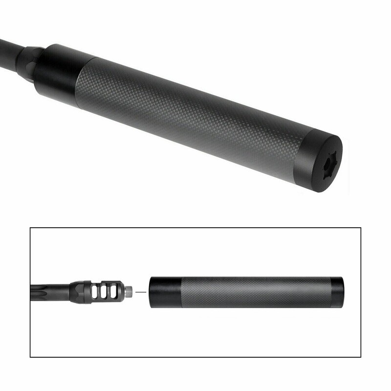 Silenziatore di fine canna SPORT con attacco per freno di volata VOERE Match a 3 camere - ideale per calibri da .308 / 7.62