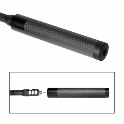 Silenziatore di fine canna SPORT con attacco per freno di volata VOERE Match a 3 camere - ideale per calibri da .308 / 7.62