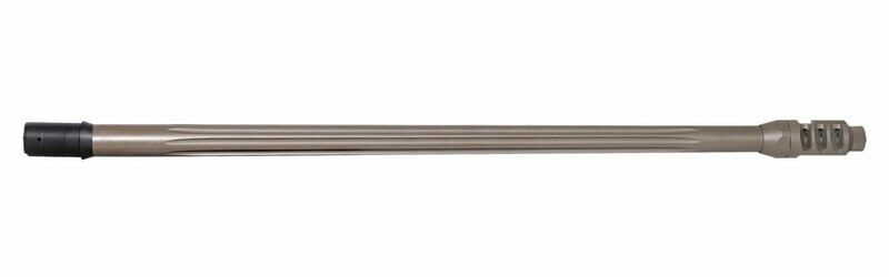 Sistema di canne intercambiabili Match, scanalate in acciaio inox con filettatura di volata per Mod. X3