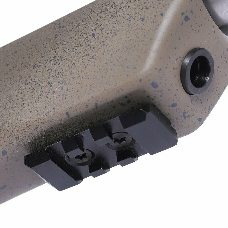 Guida Picatinny per calci VOERE in polimero, GRS e Magpul