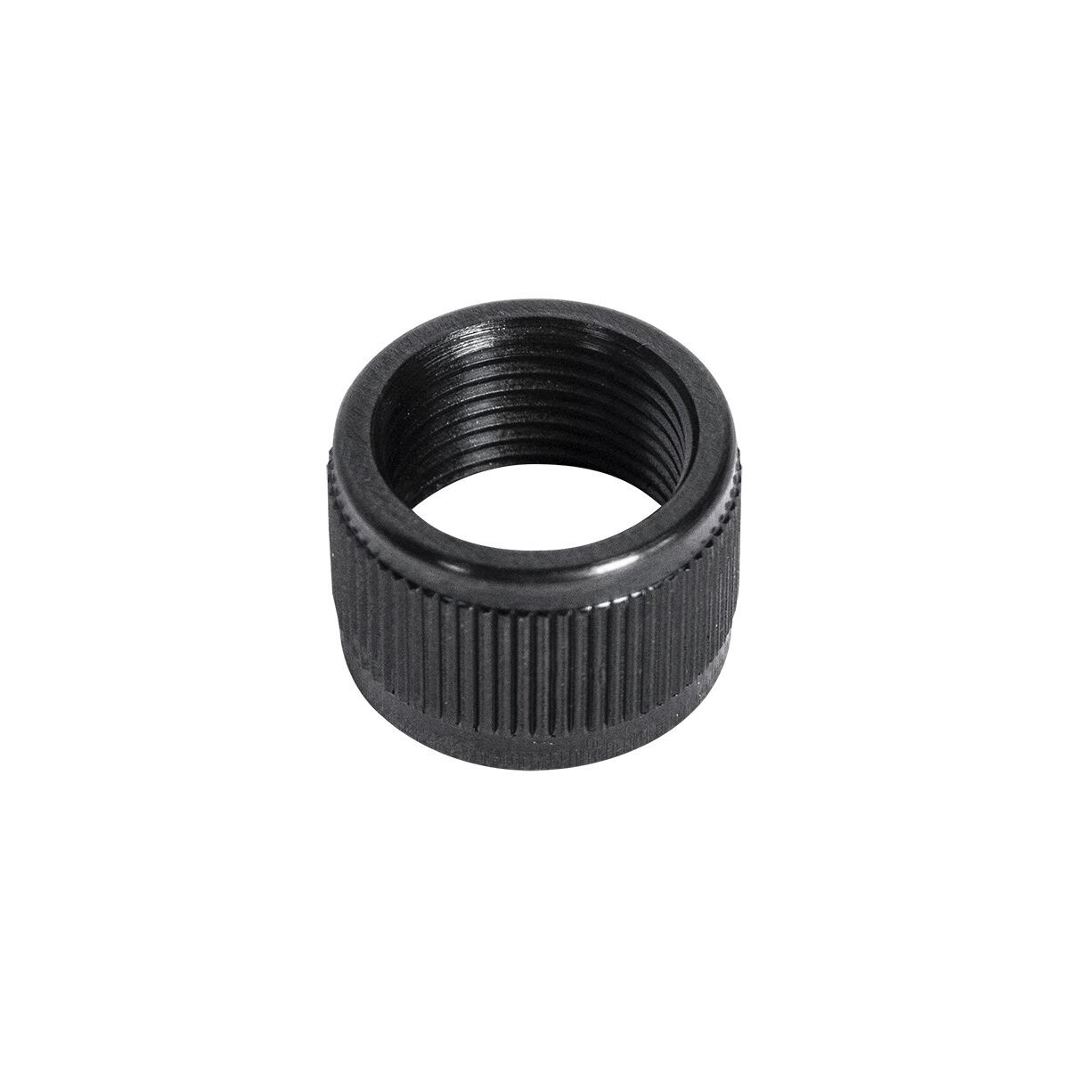 Stahl Mündungsschutz gerändelt (M13,5x1) / Ø17 mm für Mündungsgewinde - Jagd Karbonläufe Stahl Mündungsschutz gerändelt (M13,5x1) / Ø17 mm für Mündungsgewinde - Jagd Karbonläufe