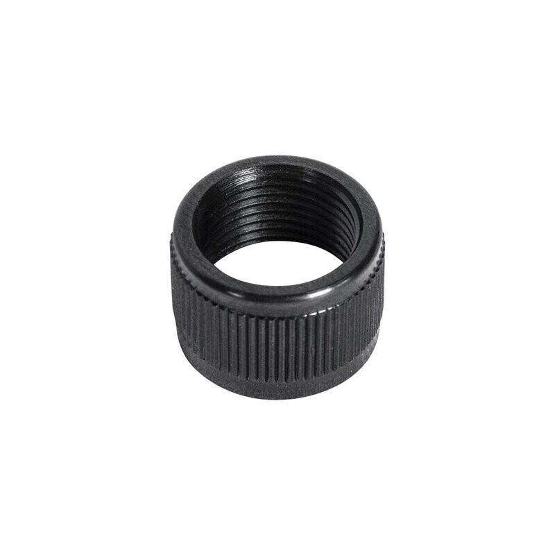 Stahl Mündungsschutz gerändelt (M13,5x1) / Ø17 mm für Mündungsgewinde - Jagd Karbonläufe