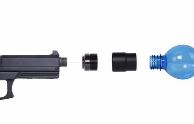 Gewinde-Adapter mit Absatz (Pistole) für PET-Flaschen Adapter