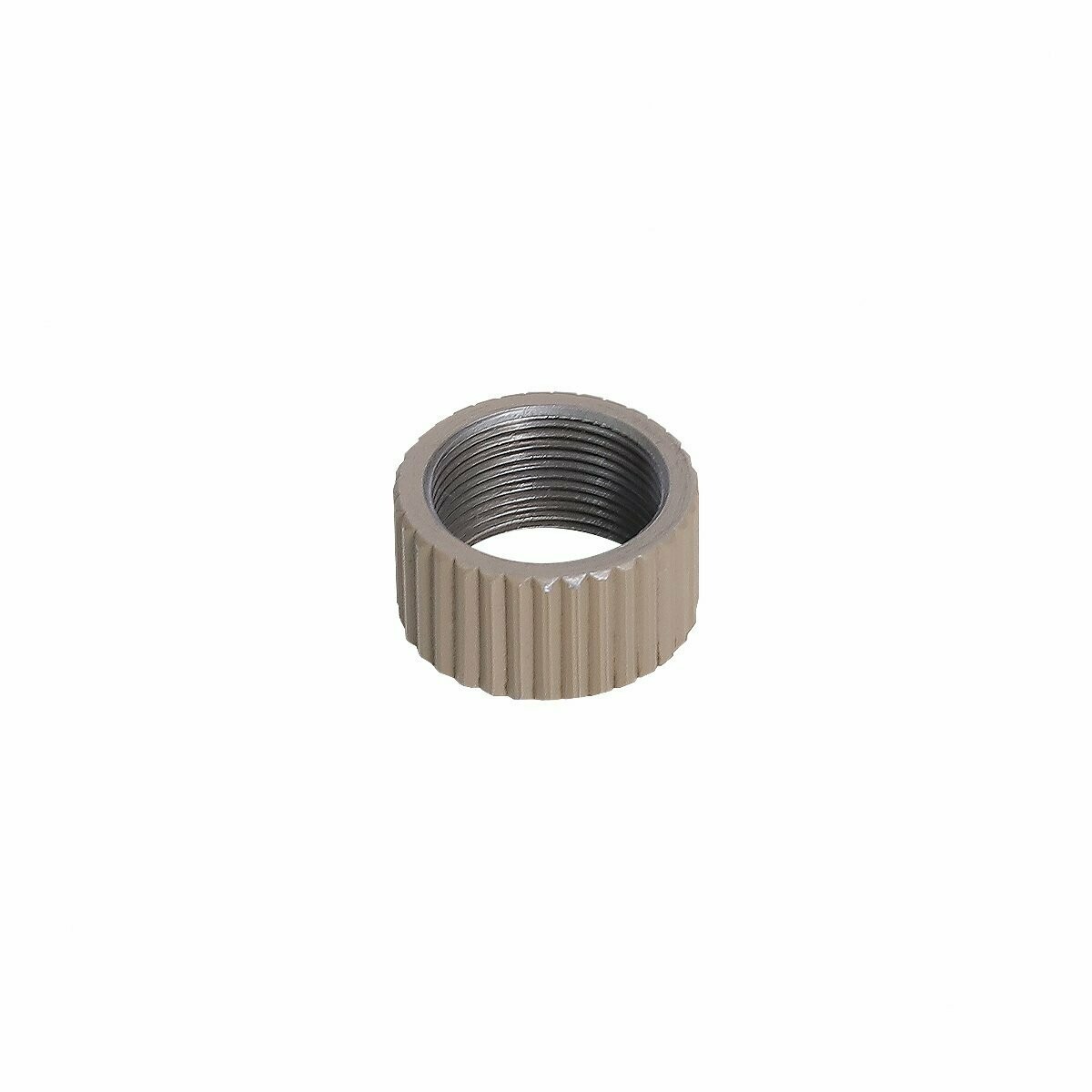 Gewindeschutz (M18x1 links) / Ø23 mm gerändelt, für Taktische Match Edelstahl Mündungsbremse mit 3 Kammern - Standard Gewindeschutz (M18x1 links) / Ø23 mm gerändelt, für Taktische Match Edelstahl Mündungsbremse mit 3 Kammern - Standard
