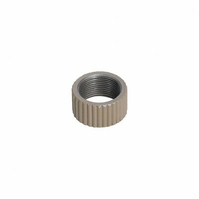Gewindeschutz (M18x1 links) / Ø23 mm gerändelt, für Taktische Match Edelstahl Mündungsbremse mit 3 Kammern - Standard Gewindeschutz (M18x1 links) / Ø23 mm gerändelt, für Taktische Match Edelstahl Mündungsbremse mit 3 Kammern - Standard