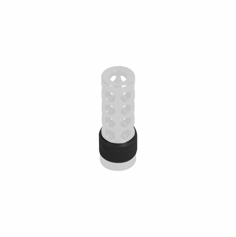 Gewindeschutzkappe kurz (M18x1) / Ø20 mm gerändelt für Edelstahl Mündungsbremse mit Mündungsgewinde