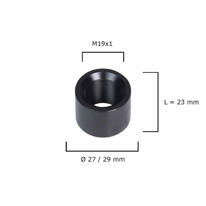 Polymer Schutzkappe (M19x1) | (Ø 27 mm / 29 mm) für Mündungsgewinde - Matchläufe