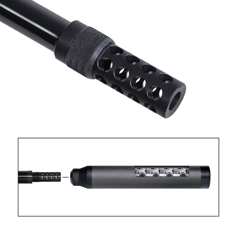 Soppressore a fine canna JAGD - Ideale per calibri da .308 / 7.62 incl. freno di volata VOERE Soppressore a fine canna JAGD - Ideale per calibri da .308 / 7.62 incl. freno di volata VOERE