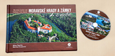 Moravské hrady a zámky z nebe + audiokniha na DVD