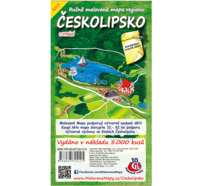 Českolipsko - nástěnná mapa