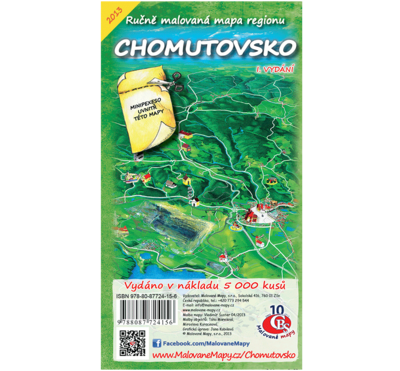 Chomutovsko - nástěnná mapa