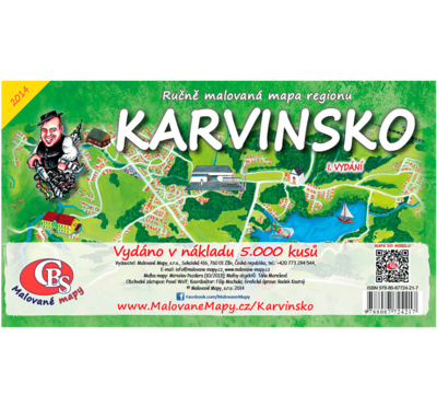 Karvinsko - nástěnná mapa