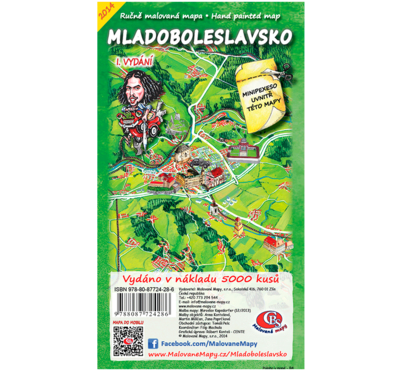 Mladoboleslavsko - nástěnná mapa