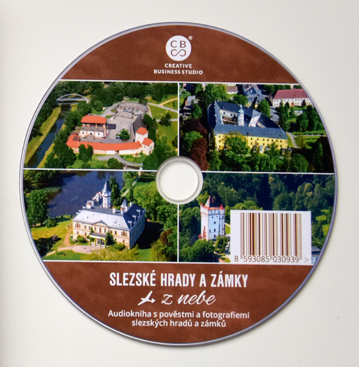 Audiokniha Slezské hrady a zámky z nebe na DVD