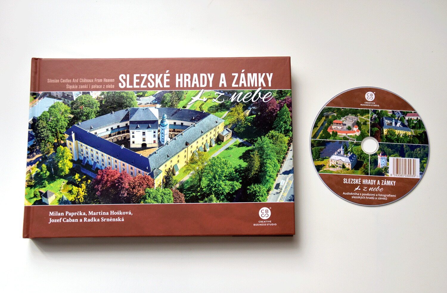 Slezské hrady a zámky z nebe + audiokniha na DVD Slezské hrady a zámky z nebe + audiokniha na DVD
