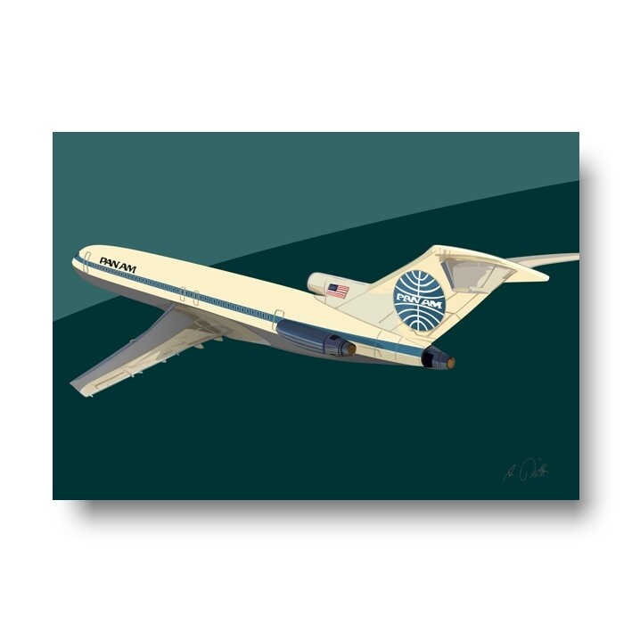PAN AM - HD METAL PRINT No. AIRLINEspecial4