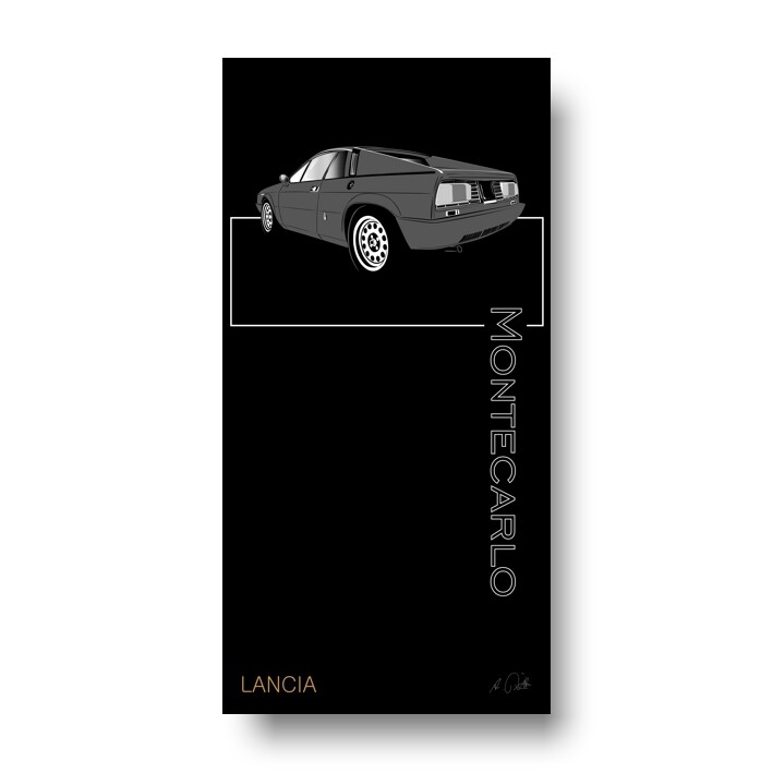 Lancia Montecarlo - HD METAL PRINT No. 73named