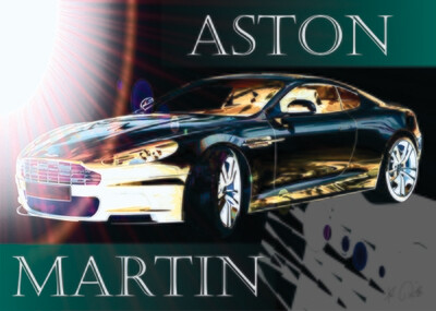 ASTON MARTIN - Acrlyglasbild oder METAL PRINT