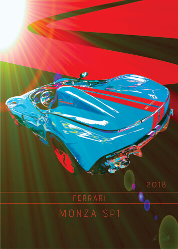 Ferrari Monza SP1 / 2018 - Acrlyglasbild oder METAL PRINT
