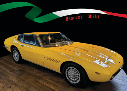 Maserati Ghibli - Acrlyglasbild oder METAL PRINT