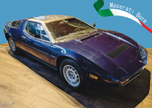 Maserati Bora - Acrlyglasbild oder METAL PRINT