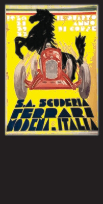Ferrari Plakat 1933 - LED-Light-Tower