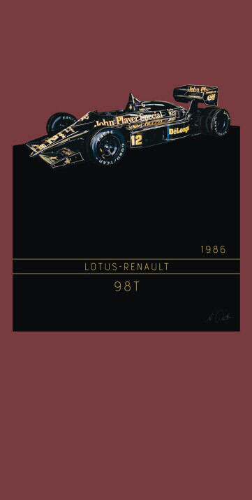 Lotus-Renault 98T/ 1986 - LED-Light-Tower