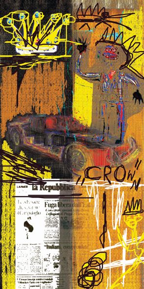 &quot;@crown&quot;, Acrylglasbild