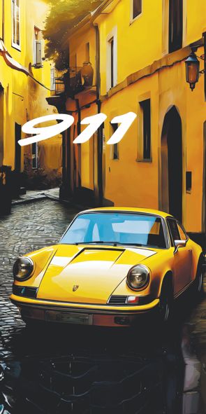 &quot;911 Porsche&quot;, Acrylglasbild