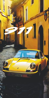 &quot;911 Porsche&quot;, Acrylglasbild