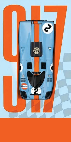 &quot;917 Gulf&quot;, Acrylglasbild