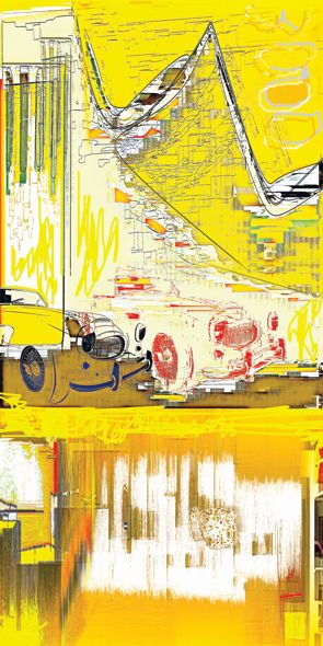 &quot;3000 STREET&quot;, Acrylglasbild