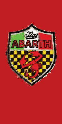 &quot;ABARTH-WAPPEN&quot;, Acrylglasbild